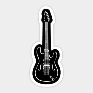 cool guitar electric Sticker